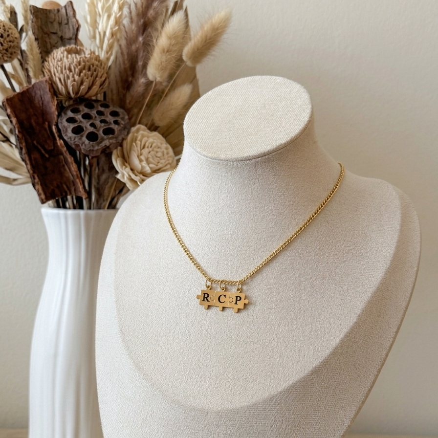 Collar Piezas de Puzles