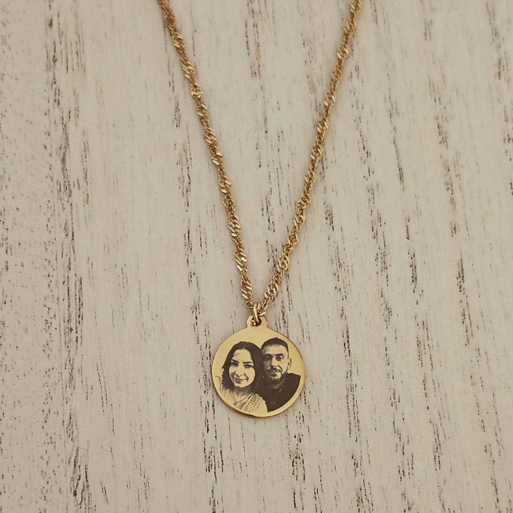 Collar Medalla Retrato