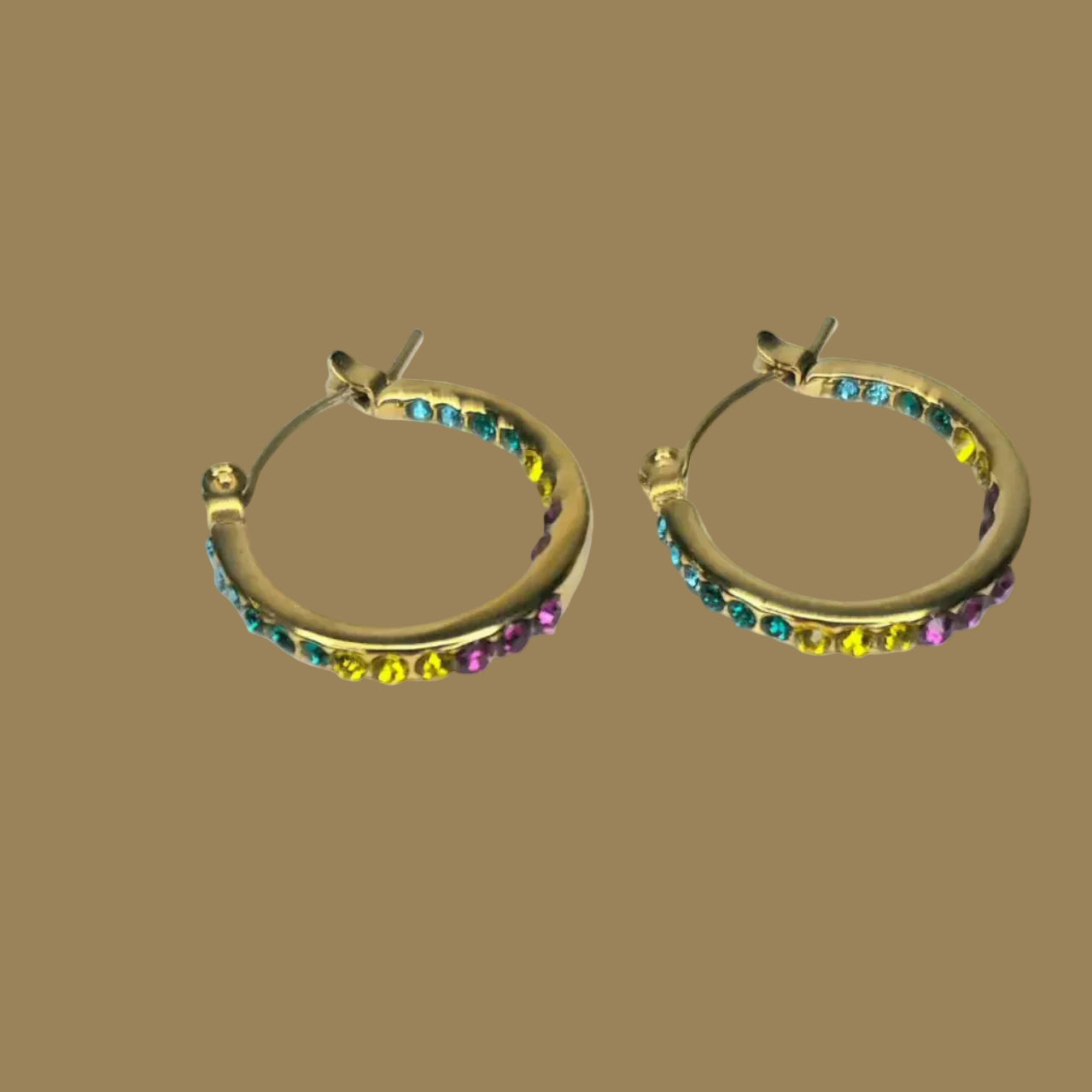 Pendientes aros de acero inoxidable