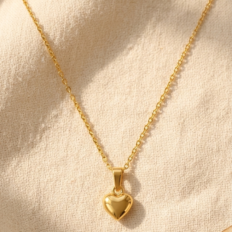 Collar con colgante de Corazon
